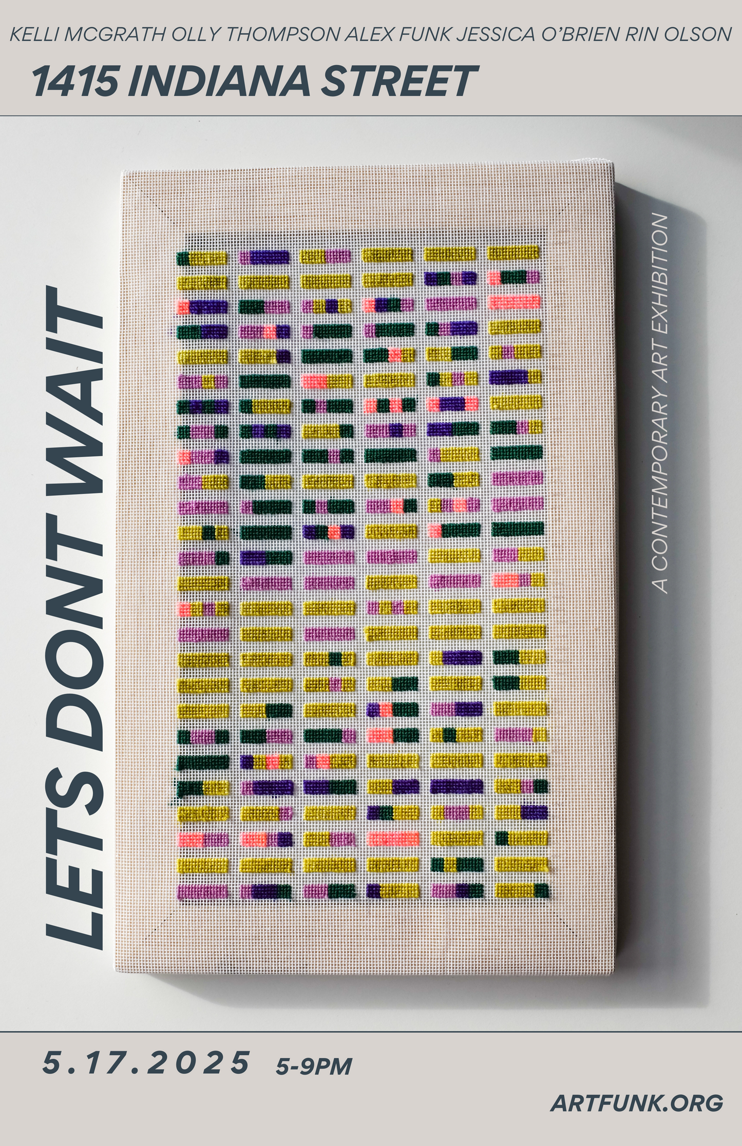 LETS DONT WAIT Art Show RSVP - FREE