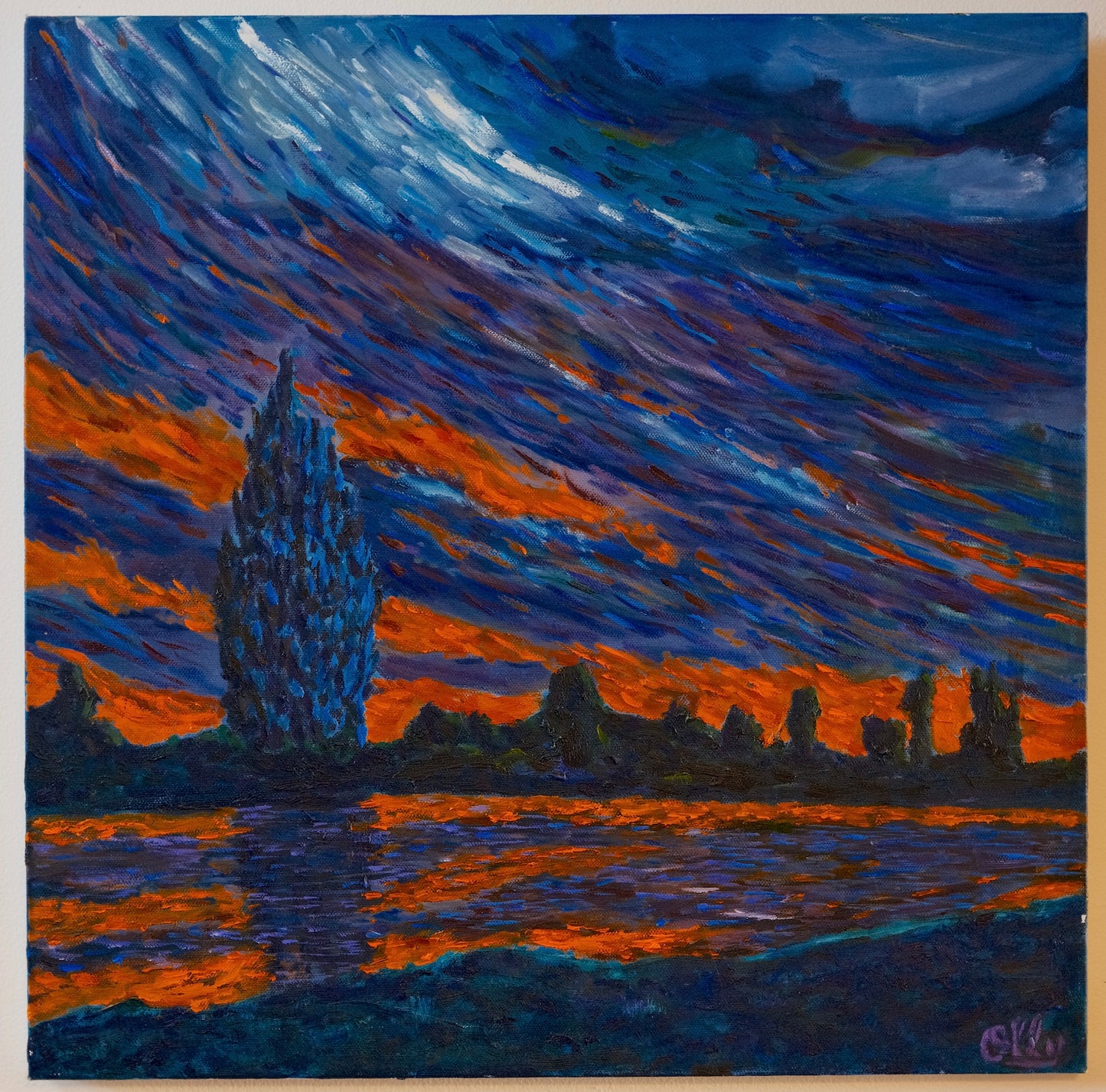 The West Sky Burned