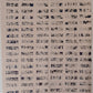Window Shades Indigo Print